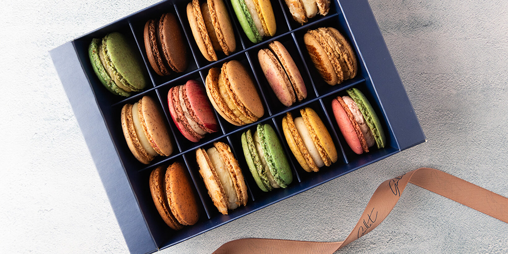 Coffrets Macarons artisanaux de la Maison Guillet