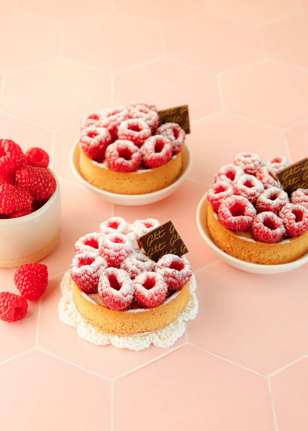 TARTE AUX FRAMBOISES Individuelle